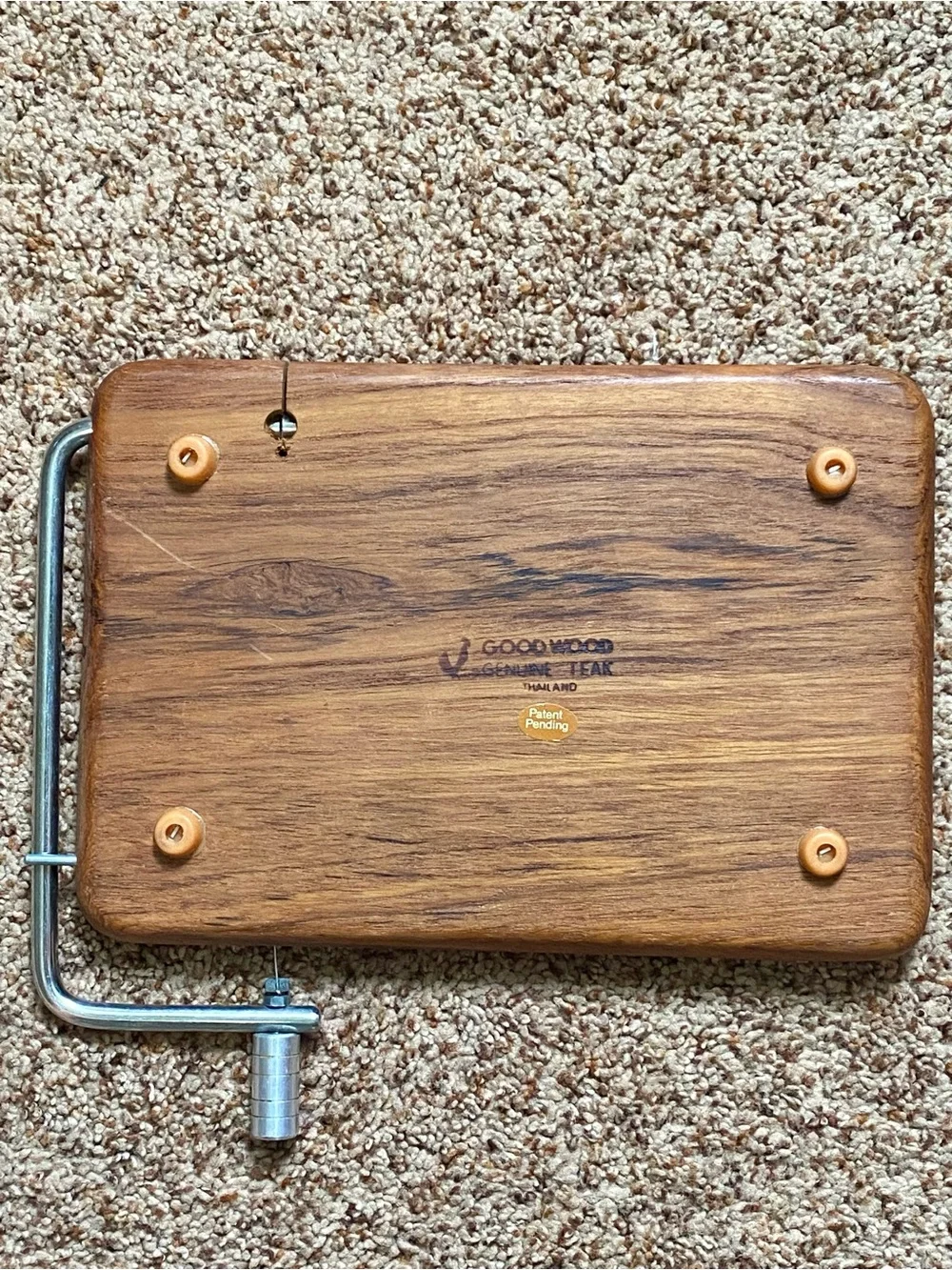 Goodwood Genuine Teak Serving Board - Warm Teak Finish